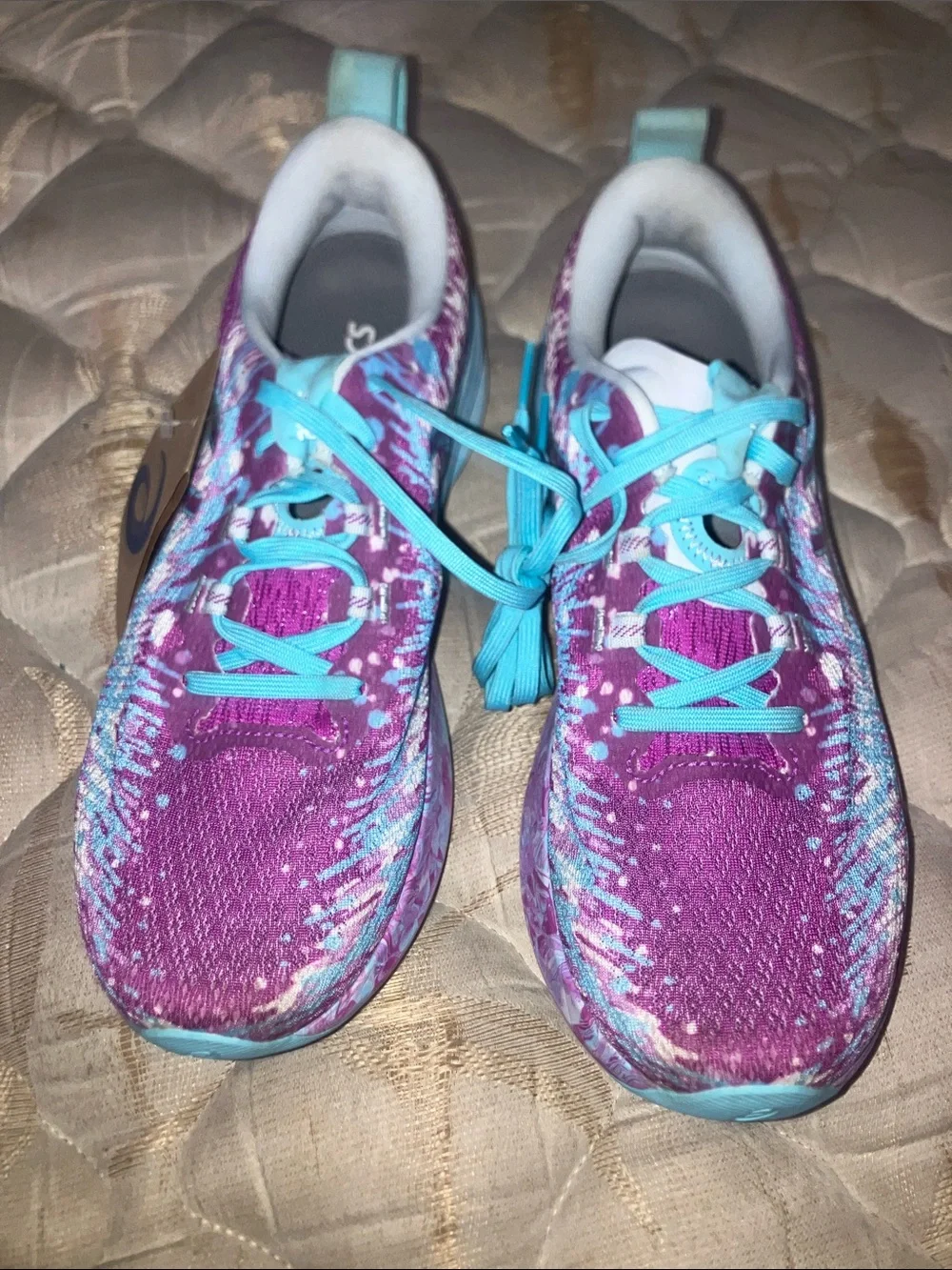 ASICS Noosa Tri 16 Purple & Teal Women's Athletic Running Shoes